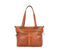 Spikes & Sparrow Leren Shopper - José - Brandy Cognac
