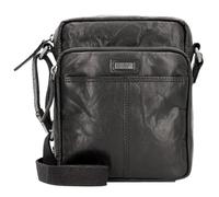 Spikes & Sparrow Umhängetasche Leder 18 cm schwarz