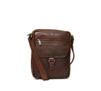 Spikes & Sparrow Umhängetasche Ledertasche im Vintage Leder in Brandy