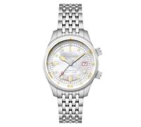 Spinnaker Bradner Pearl Diver Automatikuhr für Herren, 42 mm, limitierte Auflage, mit massivem Edelstahlarmband SP-5158, Pearl Essence, Armband