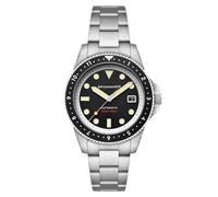 Spinnaker Croft Pioneer SP-5136 Automatik-Herrenuhr mit massivem Edelstahlarmband 42mm, Schwarz Ombré, Croft Pioneer Automatik