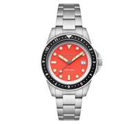 Spinnaker Croft Pioneer Automatikuhr für Herren, 42 mm, mit massivem Edelstahlarmband SP-5136, Sienna Orange, Armband