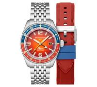 Spinnaker Fleuss GMT SP-5120 Automatik Herrenuhr 43mm mit massivem Edelstahlarmband, 22 mm x 179 mm