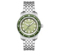Spinnaker Herren 40 mm Fleuss 40 Automatikuhr mit massivem Edelstahlarmband SP-5133, Kiefernwappen