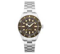 Spinnaker Herren 40mm Spence Automatik Hickory Brown Uhr mit massivem Edelstahlarmband SP-5097-33