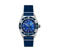 Spinnaker Herren 43 mm Fleuss Automatik Nessie Pearl Diver Limited Edition Uhr mit Lederband SP-5168, Nessie Blue