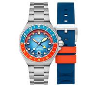 Spinnaker Herren 44mm Dumas Harbour Japanische Automatikuhr mit solidem Edelstahlarmband SP-5119, rot, blau