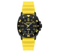 Spinnaker Herren-Armbanduhr 42 mm Hull Diver Automatik Spongebob Schwammkopf Limited Edition mit Silikonarmband SP-5147, Gelber Spongebob