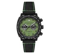 Spinnaker Hull Chronograph für Herren - Seiko VK73 Mecha-Quarzwerk, 42 mm 316L-Edelstahlgehäuse, echtes Lederarmband, wasserdicht 100 m - SP-5068