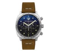 Spinnaker Hull Chronograph für Herren - Seiko VK73 Mecha-Quarzwerk, 42 mm 316L-Edelstahlgehäuse, echtes Lederarmband, wasserdicht 100 m - SP-5068-01