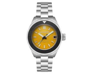 Spinnaker Piccard Herrenuhr 45 mm Automatik mit Edelstahlarmband SP-5098, Zitronengelb, Piccard automatisch