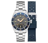 Spinnaker Spence 300 Automatikuhr für Herren, 40 mm, mit massivem Edelstahlarmband SP-5097, gunmetal, Armband