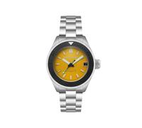 Spinnaker Piccard Automatikuhr für Herren, 45 mm, mit massivem Edelstahlarmband SP-5098, zitronengelb, Armband