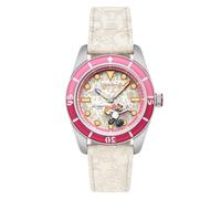 Spinnaker Fleuss SP-5160 Herren-Armbanduhr mit Nylonband, Automatik, Spongebob Schwammkopf, Frenemies, limitierte Auflage, 43 mm, Sandweiß