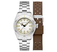 Spinnaker Spence 300 Automatikuhr für Herren, 40 mm, mit massivem Edelstahlarmband SP-5097, gebrochenes weiß, Armband