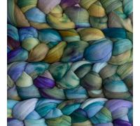 Spinnfasern Kammzug handgefärbt Wolle zum spinnen, Malabrigo Nube, Spinnband Märchenwolle Filzwolle Merino, 113g, filzen, weben (Indiecita)