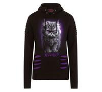 Spiral Anger Management Kapuzenpullover schwarz lila in M
