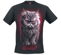 Spiral Anger Management T-Shirt schwarz in 4XL