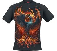 Spiral Ashes Reborn Männer T-Shirt schwarz M 100% Baumwolle Basics, Rockwear
