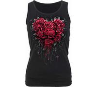 Spiral - Bleeding Heart - Frauen Top - Schwarz - 95% Baumwolle, 5% Elasthan - M