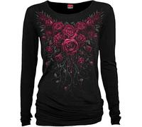 Spiral - Blood Rose - Baggy Top Schwarz - L
