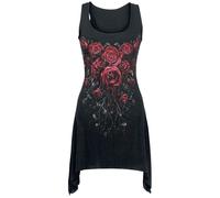 Spiral Direct Damen Blood Rose-Goth Bottom Camisole Dress Kleid, Schwarz (Black 001), 50 (Herstellergröße: XX-Large)
