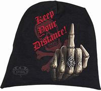 Spiral Bone Finger Unisex Mütze schwarz 95% Baumwolle, 5% Elasthan Gothic, Horror