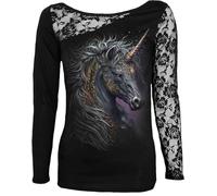 Spiral Celtic Unicorn Frauen Langarmshirt schwarz XL 95% Viskose, 5% Elasthan Basics