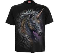 Spiral Celtic Unicorn Männer T-Shirt schwarz 3XL