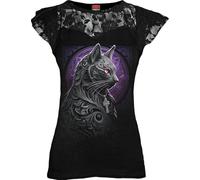 Spiral Celtic Whiskers Frauen T-Shirt schwarz M 95% Viskose, 5% Elasthan Gothic, Rockwear
