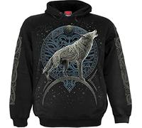 Spiral Herren M451 Kapuzenpullover, Schwarz, 4XL