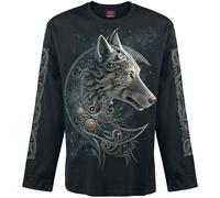 Spiral Herren M301 - Mens Long Sleeves T-Shirt, Black,