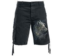 Spiral Celtic Wolf Short schwarz in M