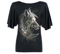 Spiral Celtic Wolf Frauen T-Shirt schwarz L 95% Viskose, 5% Elasthan Gothic
