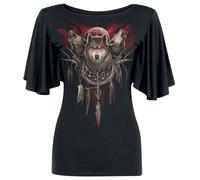 Spiral Cry Of The Wolf T-Shirt schwarz in L