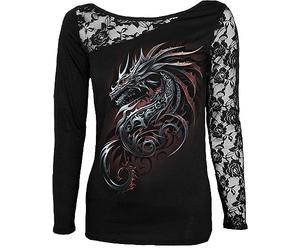 Spiral Damen F439-s T-Shirt, Schwarz, S