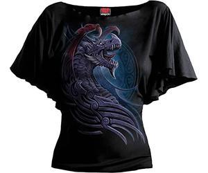 Spiral Damen F719-Tops-Short Sleeve T-Shirt, Black, S