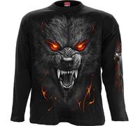 Spiral Darkest Fear Longsleeve Männer Langarmshirt schwarz XL 100% Baumwolle Horror, Rockwear