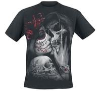 Spiral Dead Kiss T-Shirt schwarz in S