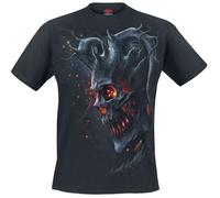 Spiral Death Embers Männer T-Shirt schwarz L 100% Baumwolle Basics, Horror, Rockwear, Totenköpfe