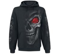 Spiral Death Stare Männer Kapuzenpullover schwarz L 100% Baumwolle Horror, Rockwear, Totenköpfe