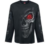Spiral Death Stare Männer Langarmshirt schwarz XL 100% Baumwolle Basics, Horror, Rockwear, Totenköpfe