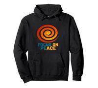 Spiral-Design Pullover Hoodie