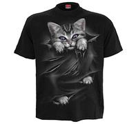 Spiral Direct Damen Bright Eyes - Front Print T-Shirt Black T-Shirt, Schwarz (Black 001), 50 (Herstellergröße: XX-Large)