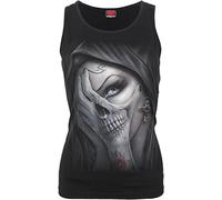 Spiral Direct Damen Dead Hand-Razor Back Top, Schwarz (Black 001), 46 (Herstellergröße: X-Large)
