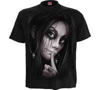 Spiral Skull Lava Langarmshirt schwarz in L