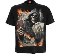Spiral Direct Herren Nightshift-Distressed Spray On Baggy Top