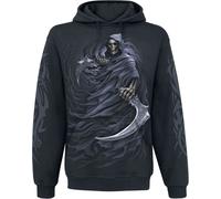 Spiral Double Death Männer Kapuzenpullover schwarz M 100% Baumwolle Everyday Goth, Gothic, Rockwear