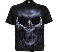 Spiral Double Death Männer T-Shirt schwarz S 100% Baumwolle Everyday Goth, Gothic, Rockwear