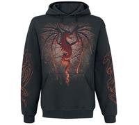 Spiral Direct Herren Dragon Furnace - Kapuzenpullover ,Schwarz , XXL